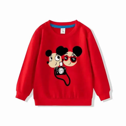 Sweatshirts Long Sleeve Tops Cartoon Baby Hoodies