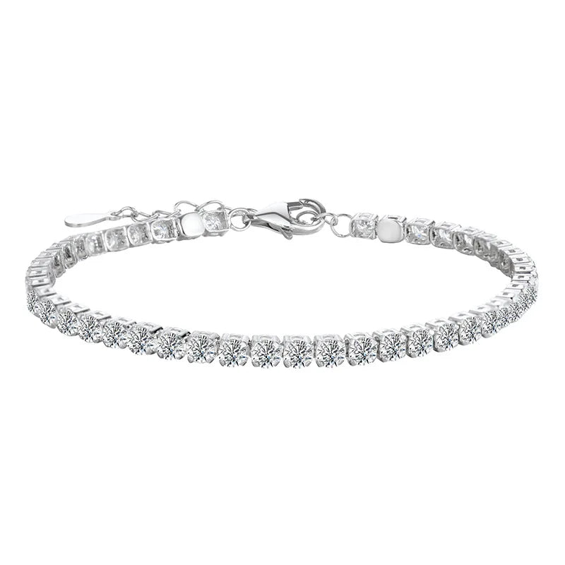 DANA 925 Sterling 4.4 Carat Moissanite Bracelet