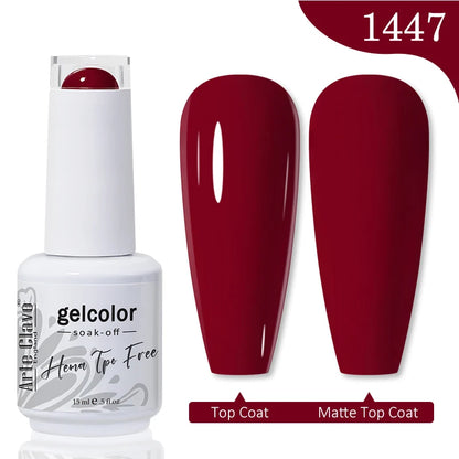 Red Brown Color Gel Nail Polish