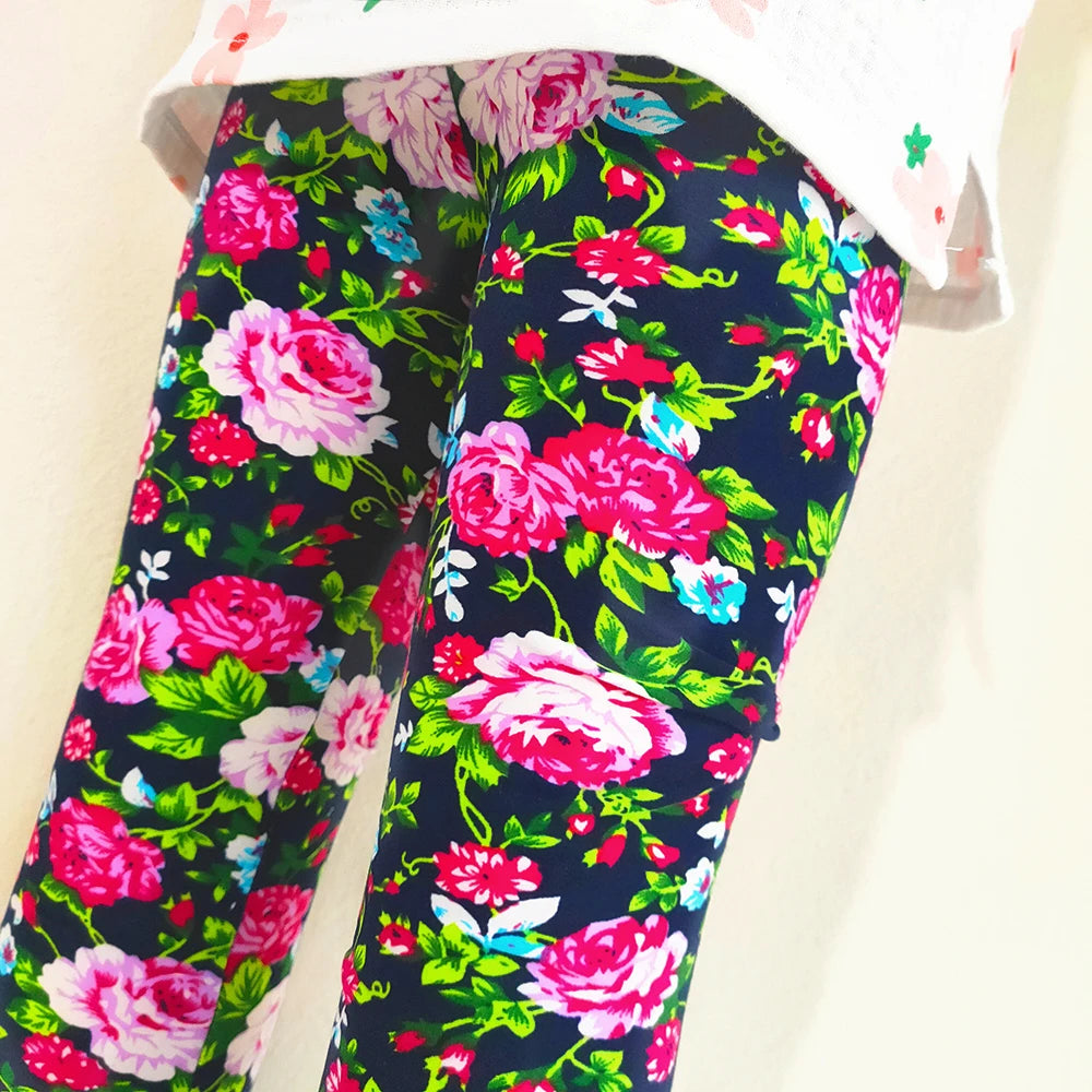Summer Skinny Slim Elasticity Leggings Pencil Pants 2-13 YEAR