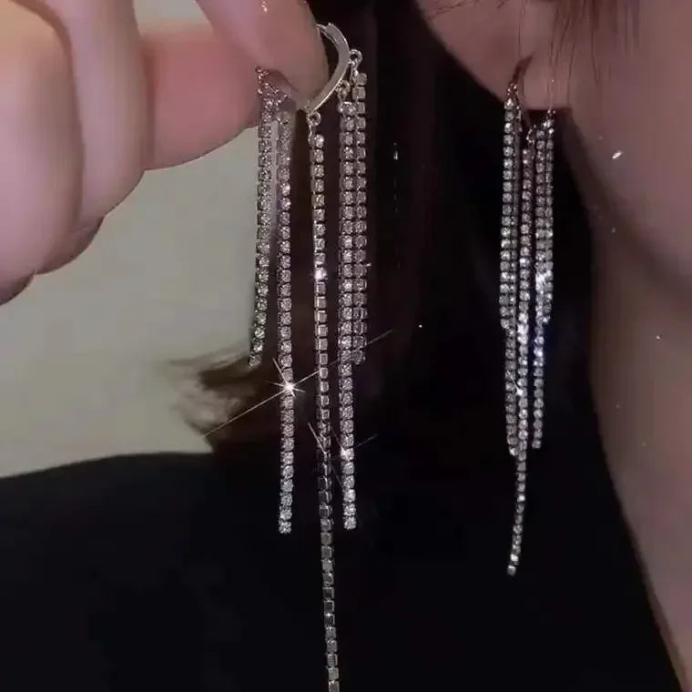 Exaggerated Leaf Flower Hoop Earrings