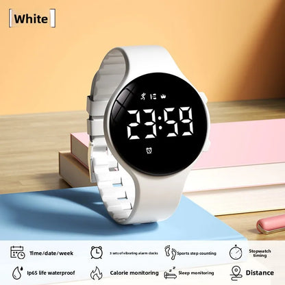 Electronic Silent Vibration Alarm Waterproof Sports Multifunctional Pedometer Stopwatch