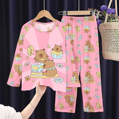 Sleepers Cartoon Boutique Long Sleeve 3 4 5 6 7 8 9 10 11 12 Yrs Pajamas
