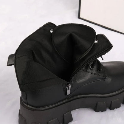 Korean Style High-Top Cotton Boots