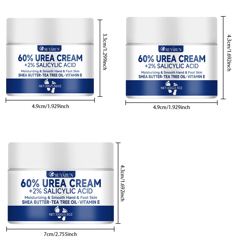 60% Urea Foot Cream for Cracked Heels