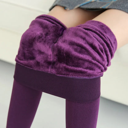 Warm Thicken Velvet Elastic High Waist Leggings Tights Skinny Sexy Socks Leggings