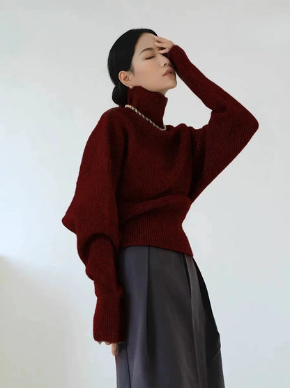 Loose Casual Versatile Long Sleeve Knit Sweater Pullovers
