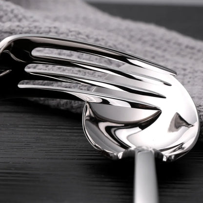Stainless Steel Silver Flatware Set