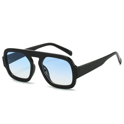 Retro Square Gradient UV400 Punk Sun Glasses