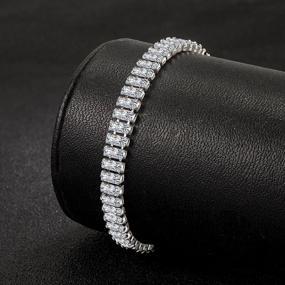DANA 925 Sterling Elegant Zircon Crystal Bracelet