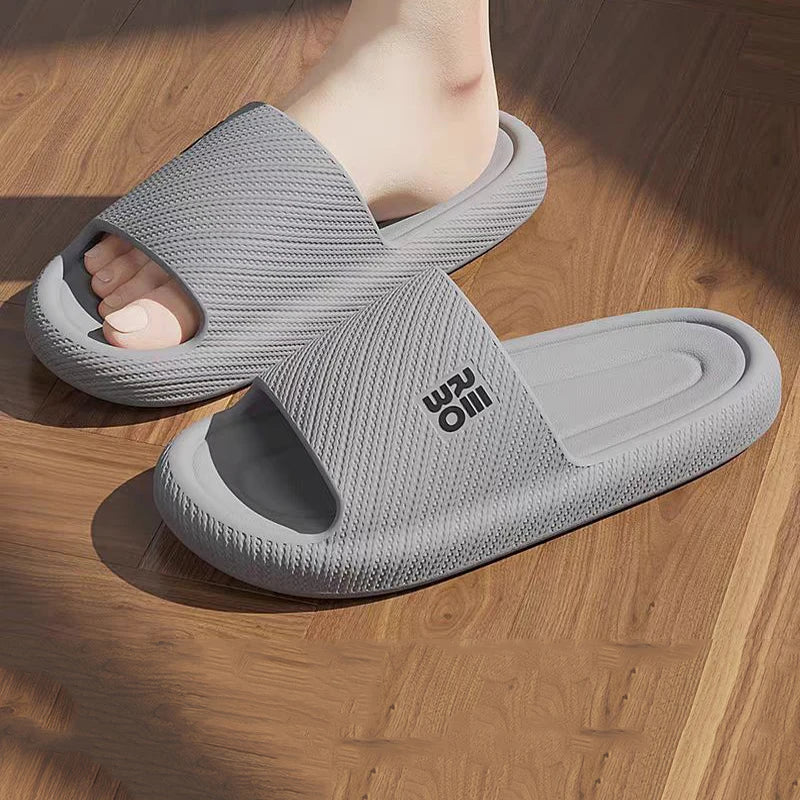 Flat Flip Flops Couples Bathroom Indoor Slippers