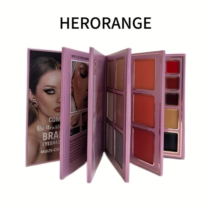 78 Colors Multi Makeup Palette with Brushes Matte Shimmer Eyeshadow Blush