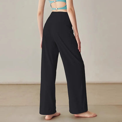 High Waist Stretch Loose Sports Yoga Pants