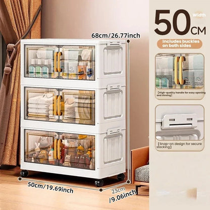 Double-door living room storage cabinet