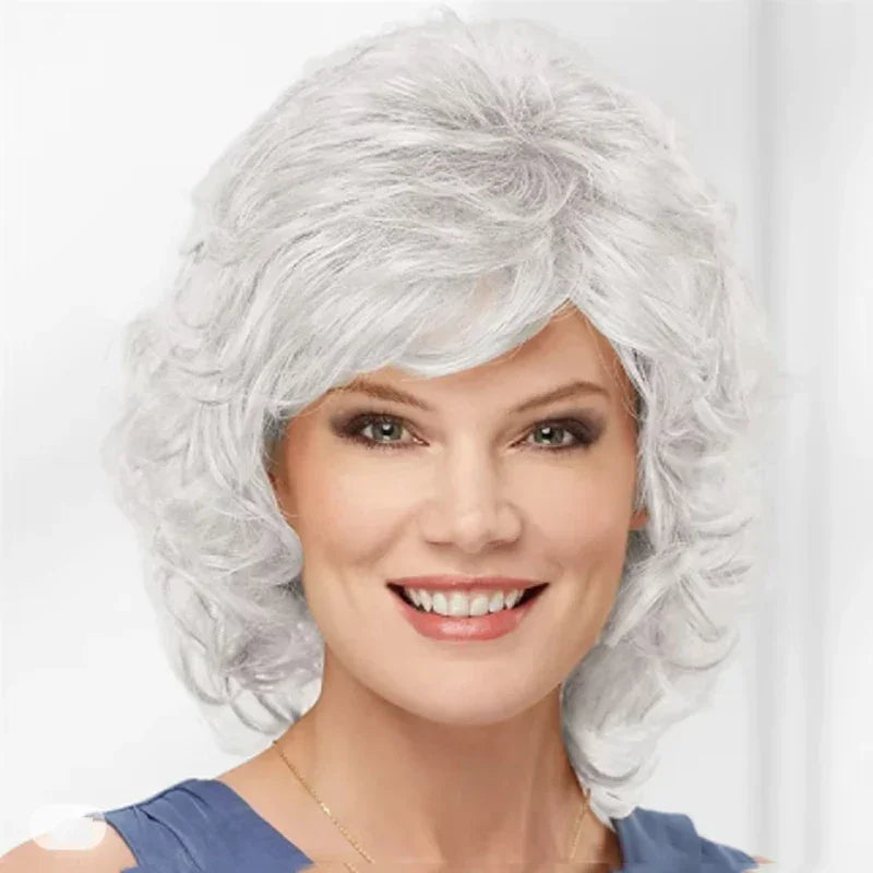 Synthetic Hair Short Curly Wigs