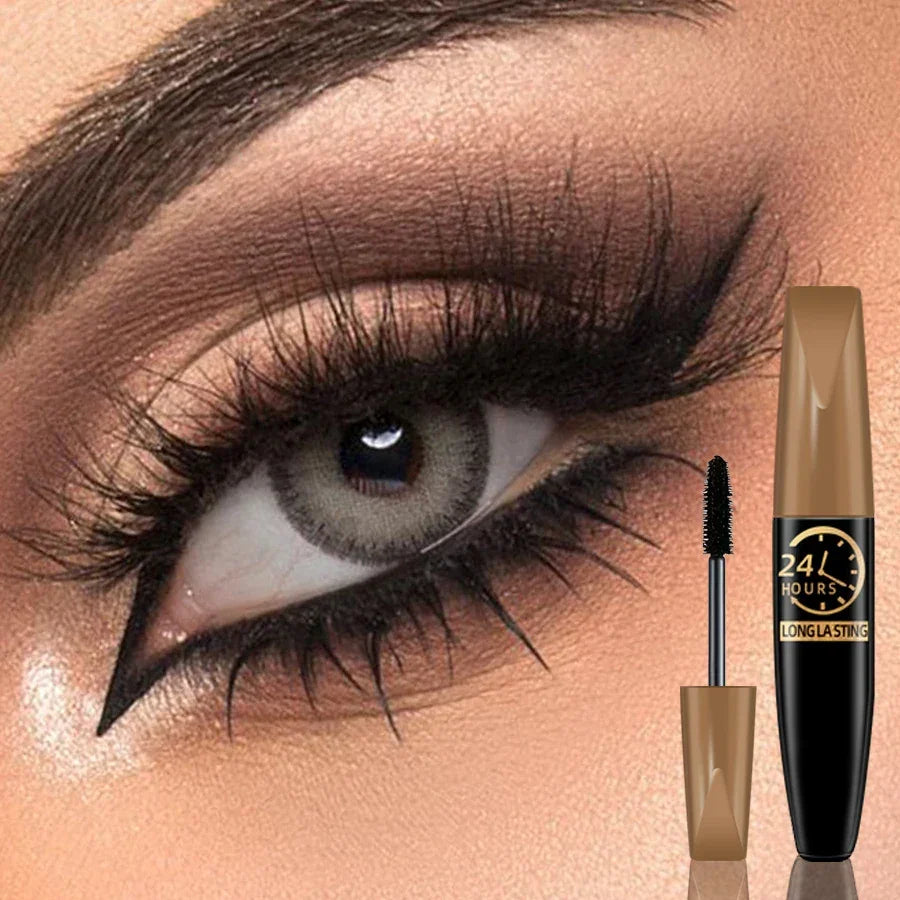 5D Eye Black Mascara Waterproof Lengthens Eyelashes