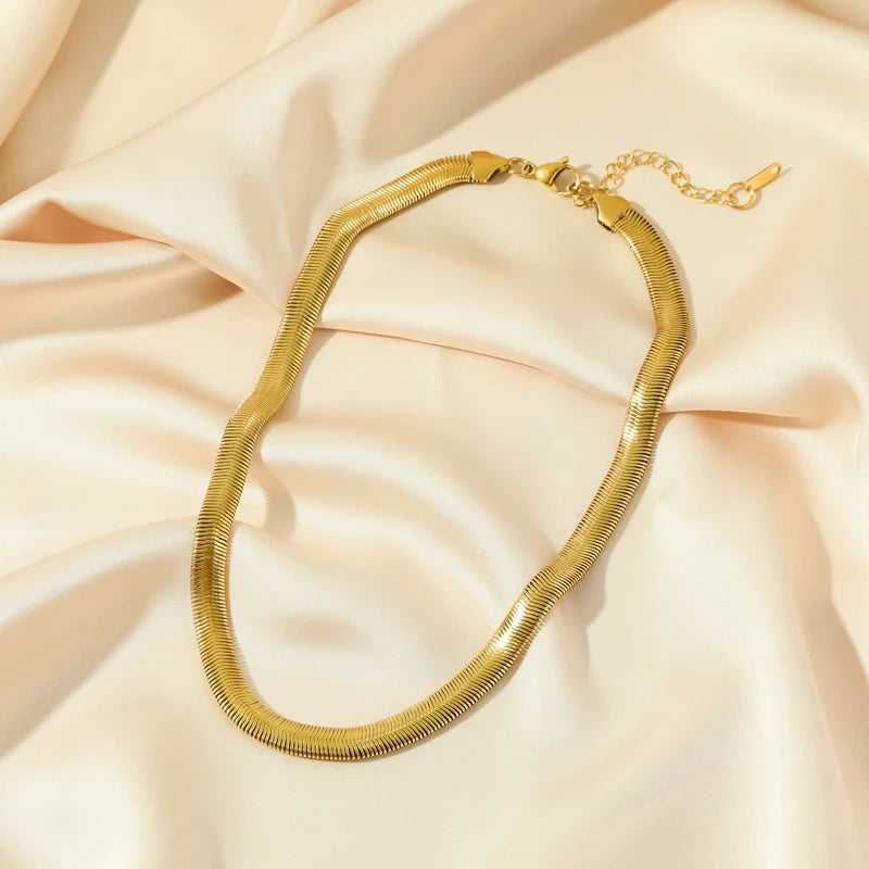 316L Stainless Steel Pearls Chain Necklace