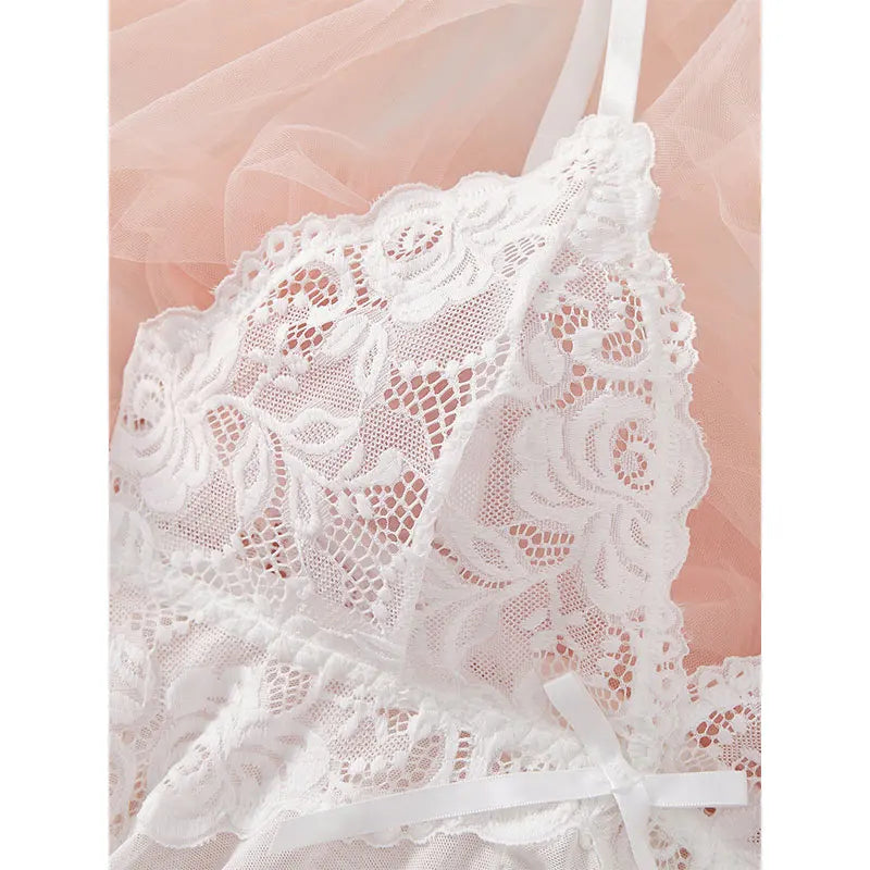 Suspender Sexy Erotic Nightdress Lingerie