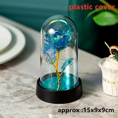 LED Galaxy Three Rose Artificial Flowers