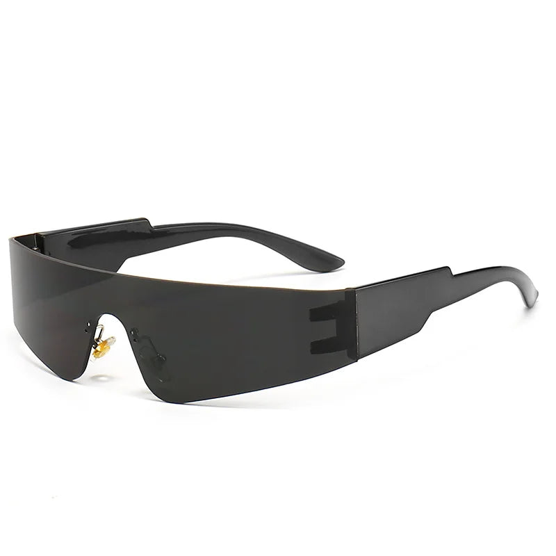 Sports Cyberpunk Frameless Anti Ultraviolet Sunglasses
