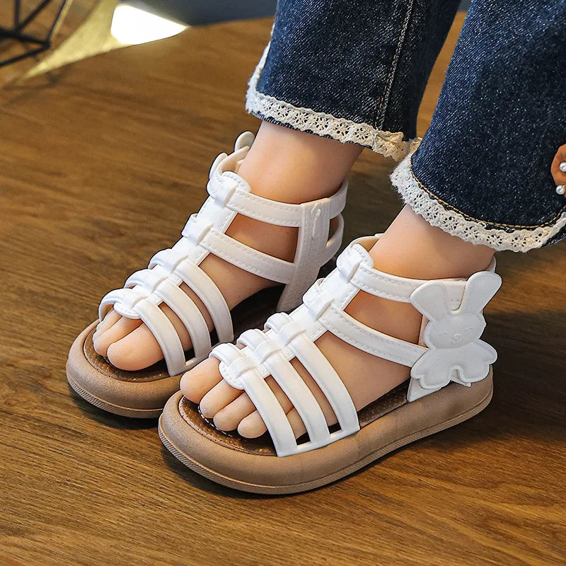 1-10Y  Princess Cute Versatile Flat Sandal