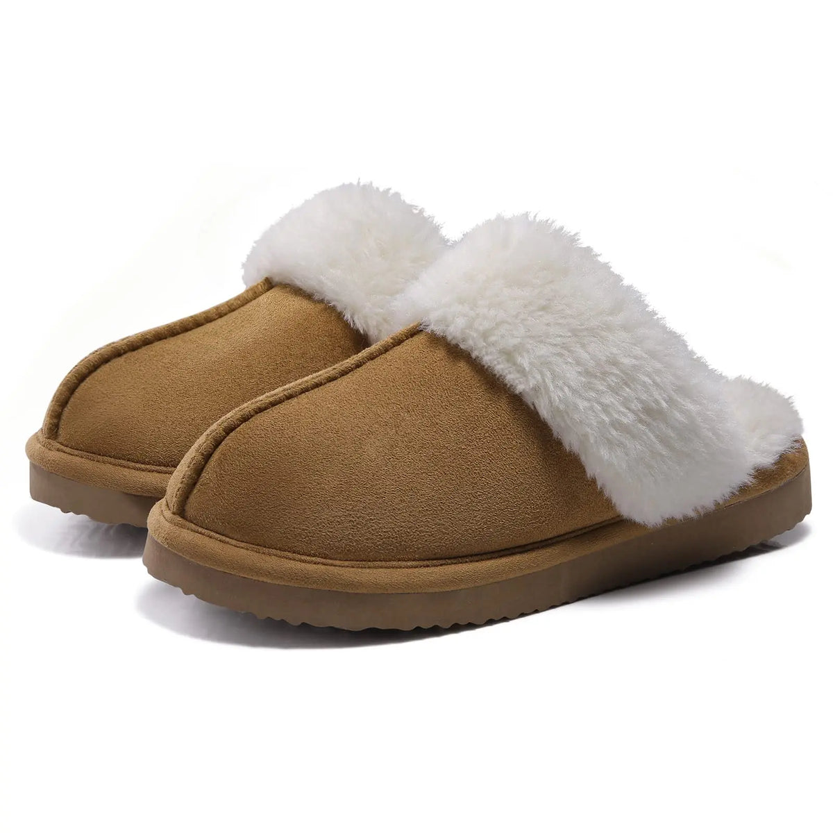 Crestar Winter Home Warm Comfortable Fur Slippers