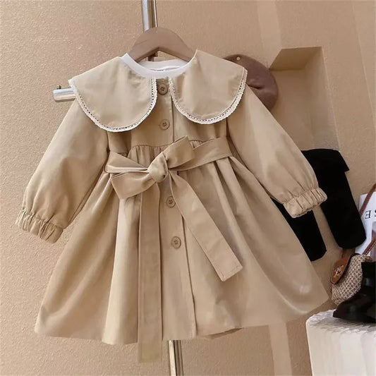 Trench Coats Baby Cute Long Windbreaker Jackets