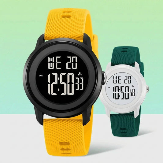 Luxury Digital Waterproof Sports LED Display Wristwatches