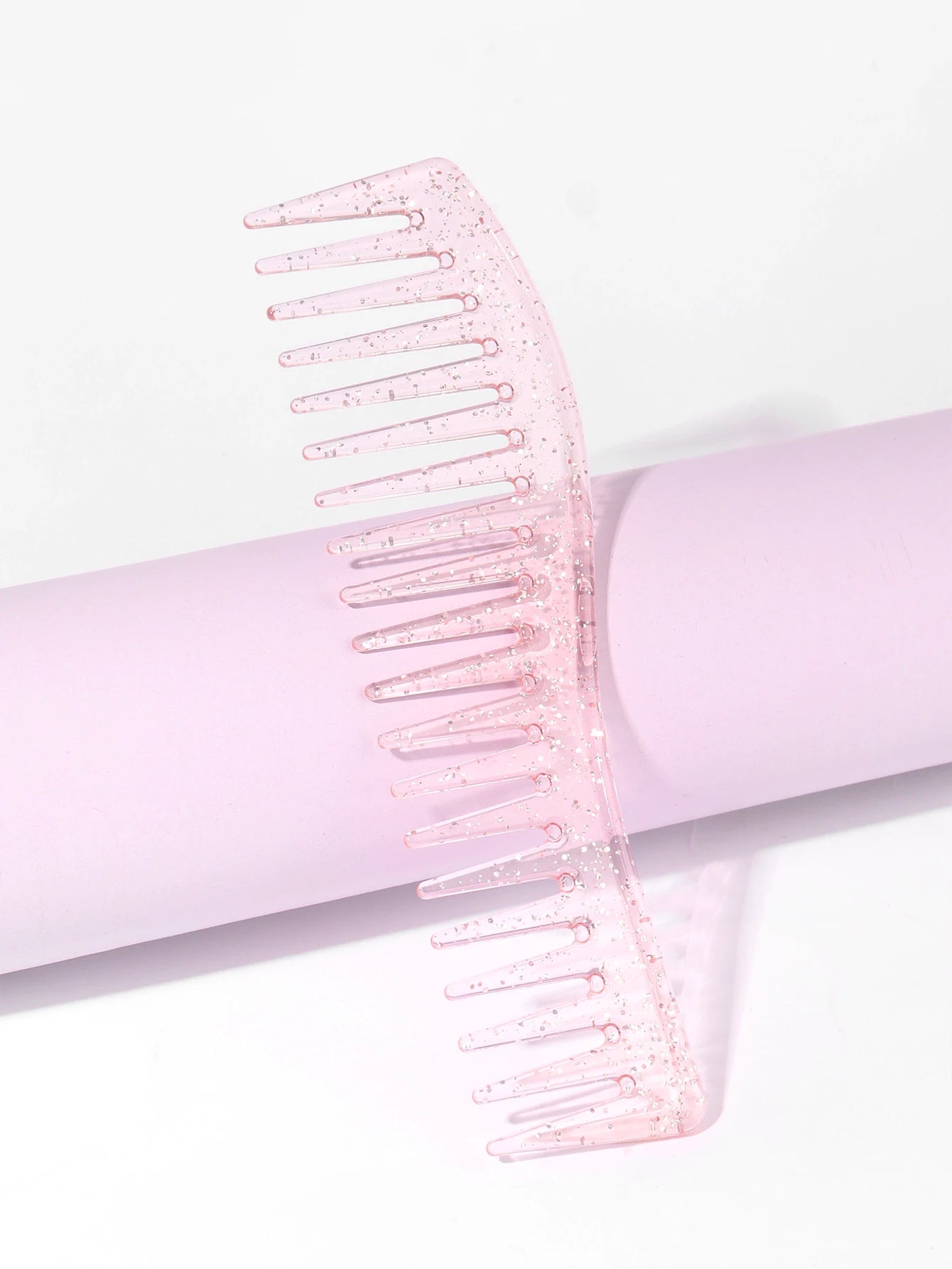 4pcs/1pcs crystal double-sided edge hair brush
