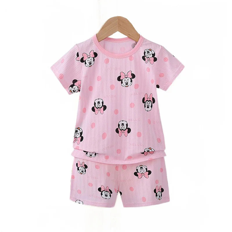Baby Girl Outfit Set Short Sleeve T-shirt