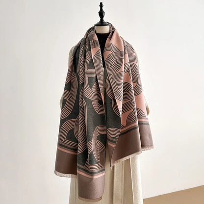 Winter Scarf  Wraps Thick Cashmere Imitation