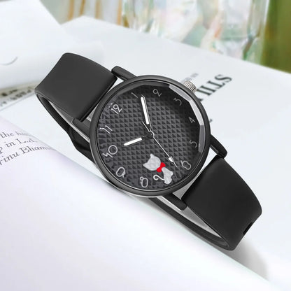 Casual Quartz Silicone Strap Watches