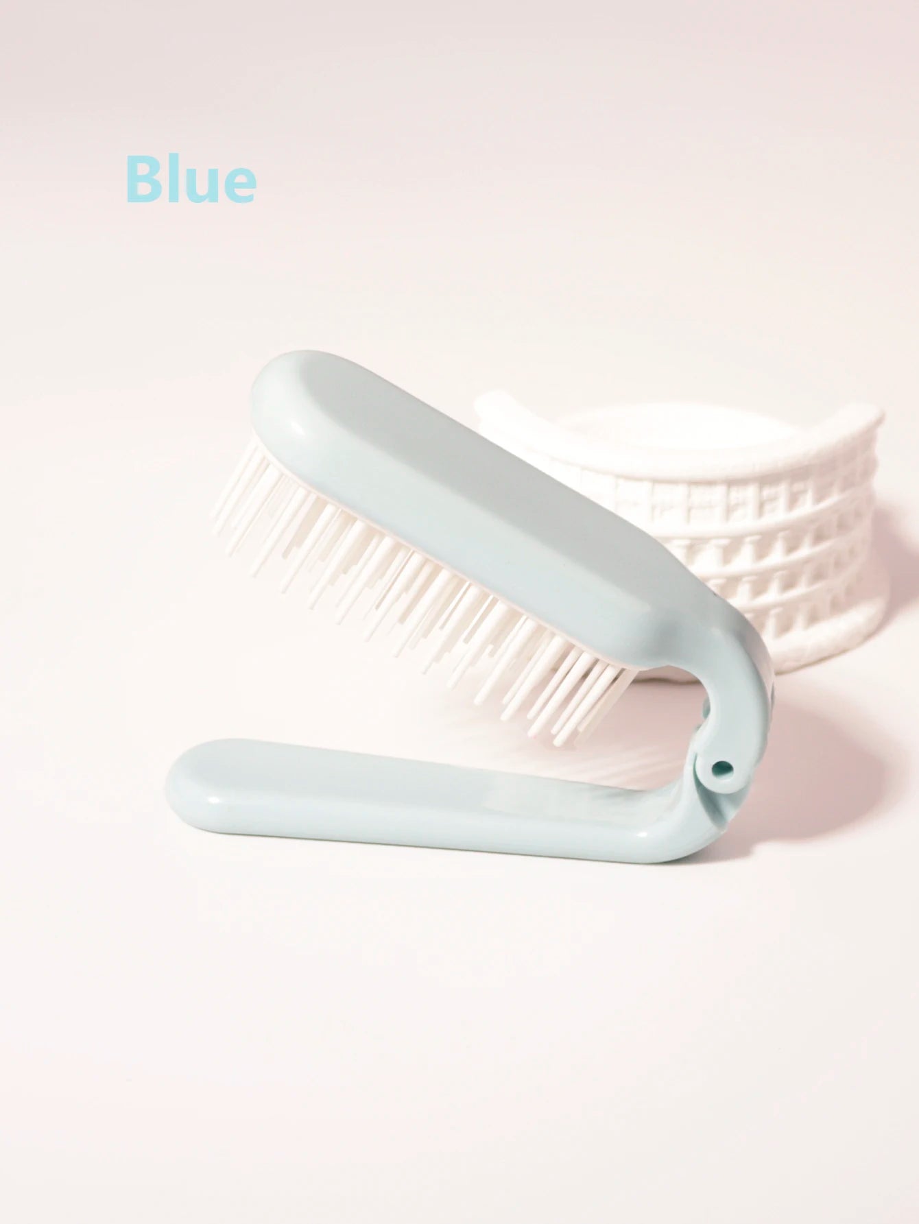 Foldable portable hair comb head hair wigs