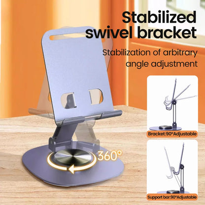 Rotating Table Cell Phone Holder Desktop Stand