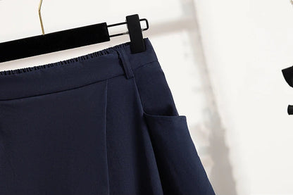 Plus Size High Waist Irregular Mid Long Big Size Skirts
