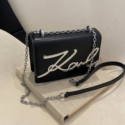 Metal Letter Strap Bags