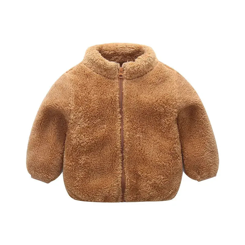 Winter Outerwear Boy Warm Fleece Baby Girls Jackets
