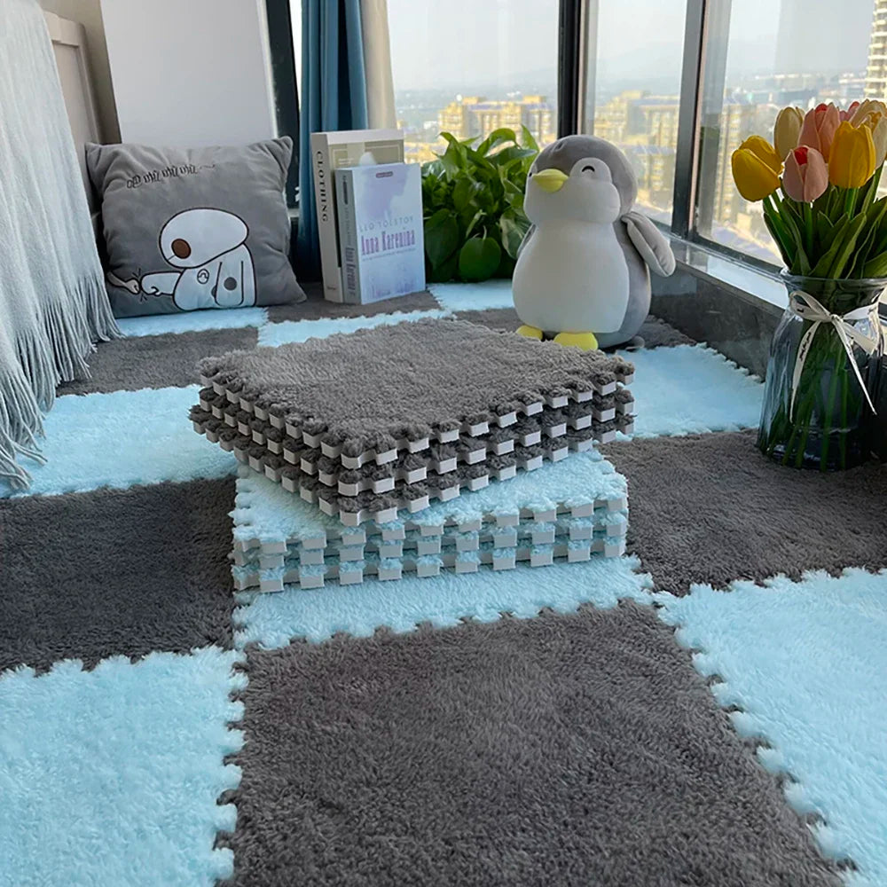 Soft Plush Children's Mat Babe Toys Eva Foam Puzzle Carpet