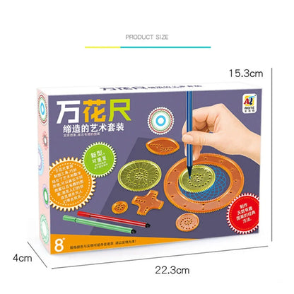 27Pcs Geometry Spirograph Drawing Stencil Painting Set