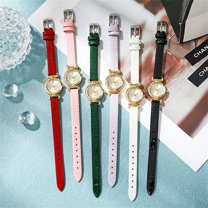 Small Simple Diamonds Quartz Wristwatch