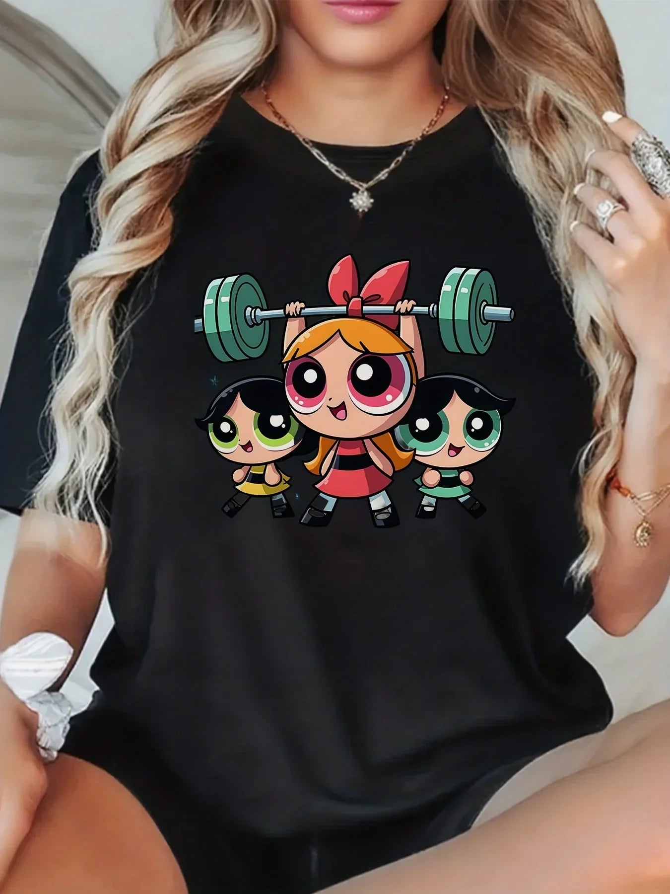 Girls Super Powerful Short Sleeve T-shirt