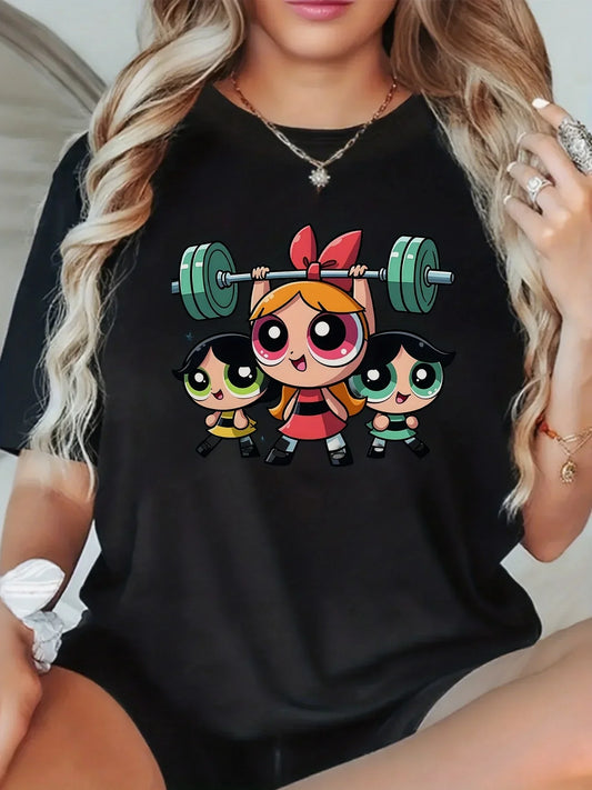 Girls Super Powerful Short Sleeve T-shirt