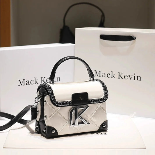 Square Leather Crossbody Bag