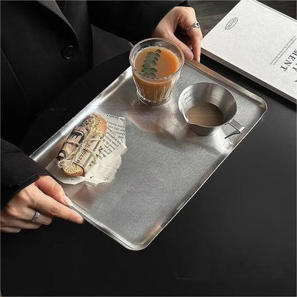 Stainless Steel Rectangular Plate Trays