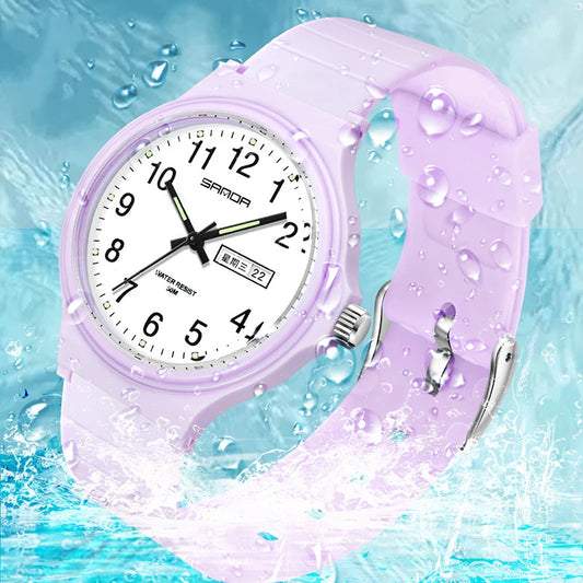 Electronic Quartz Waterproof Wristwatches