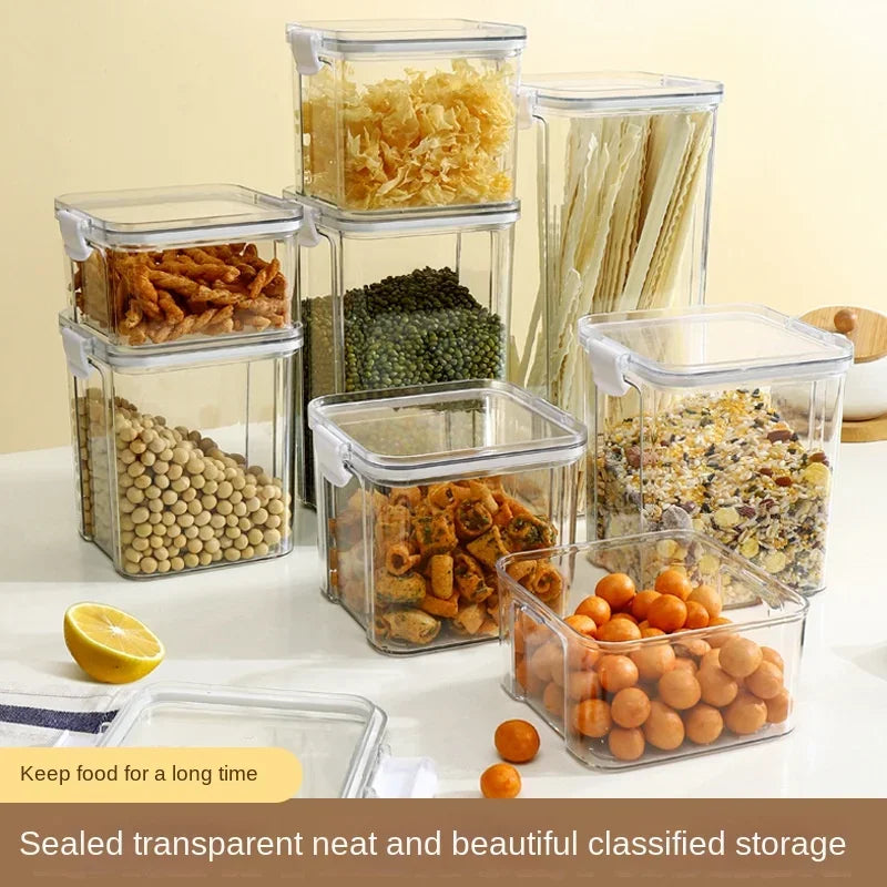 Sealed Jars For Kitchen Storage Box Set