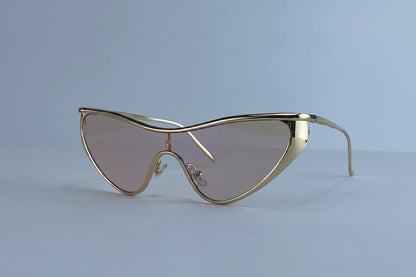 Vintage Y2K Punk Cat Eye Luxury Sun Glasses