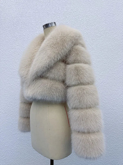 Faux Fur Outerwears Coat