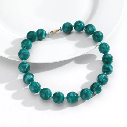 Bohemian Style Handmade Beaded Necklace Jewelry