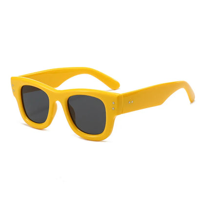 Bold Square Eyepieces lunettes Sunglasses